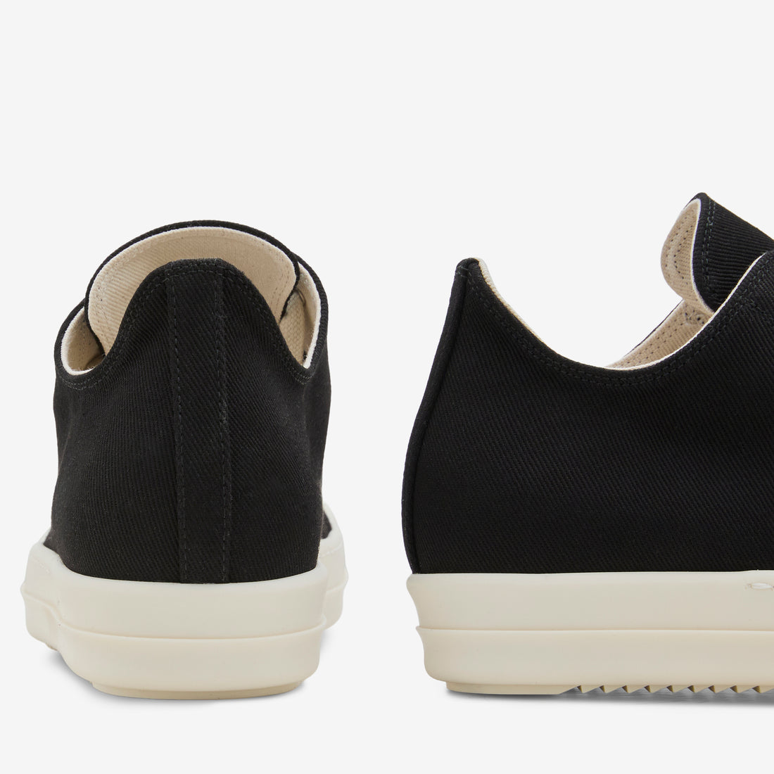 Low Sneaks 8oz Deep Black Denim Black | Milk | Milk Footwear