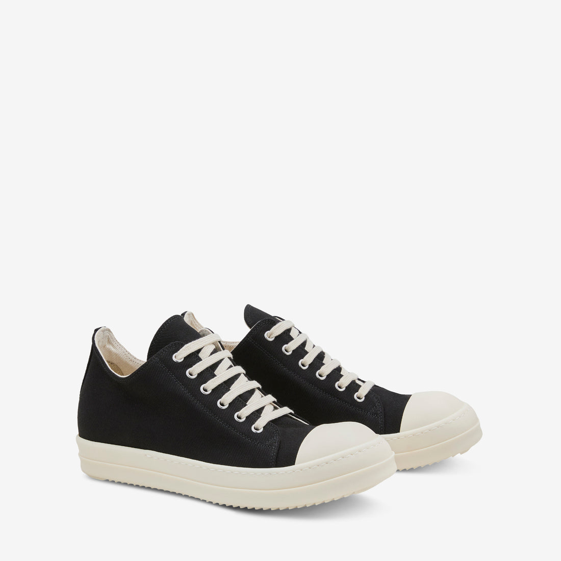 Low Sneaks 8oz Deep Black Denim Black | Milk | Milk Footwear