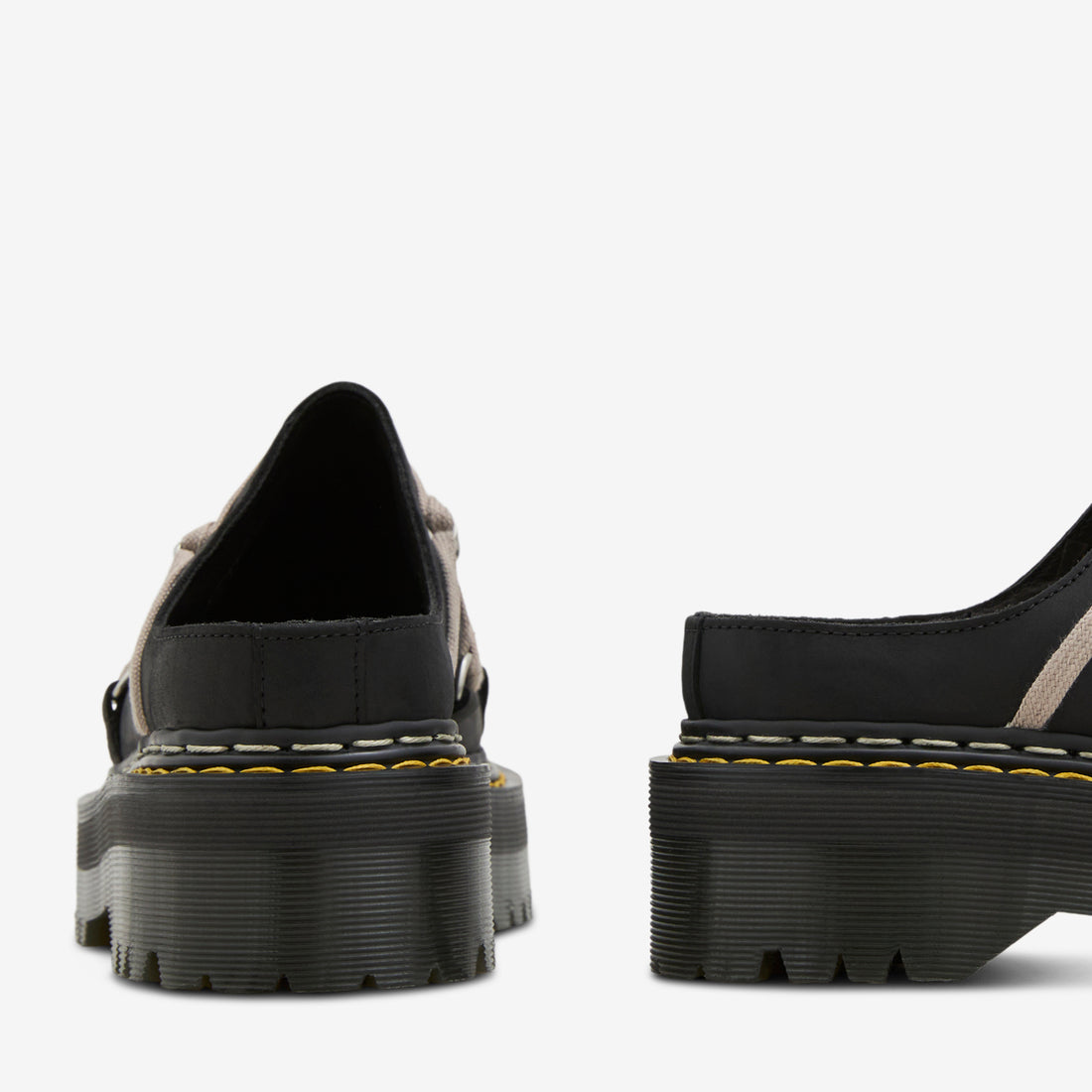 Dr. Martens x Quad Sole Megalace® Mule Black Footwear