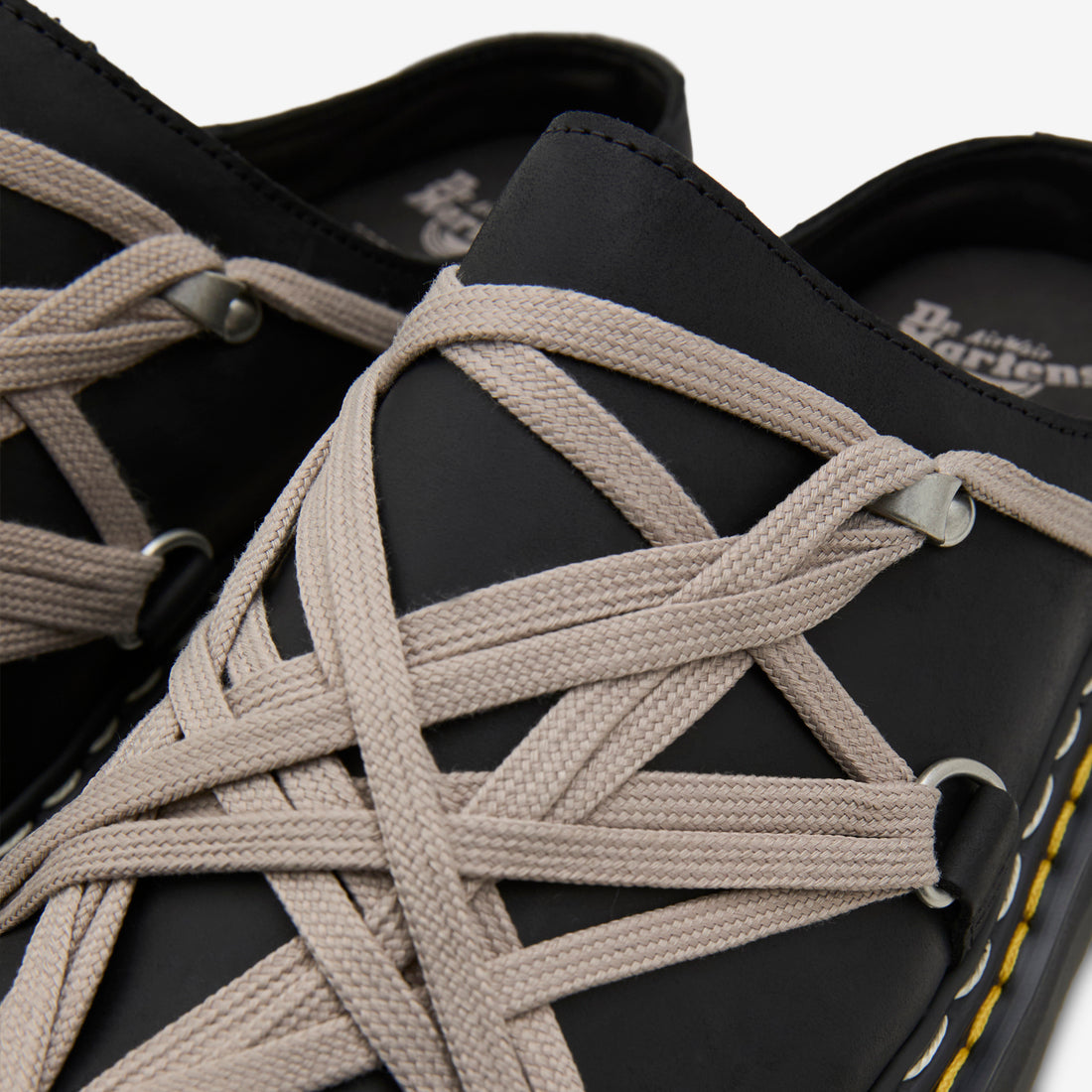 Dr. Martens x Quad Sole Megalace® Mule Black Footwear