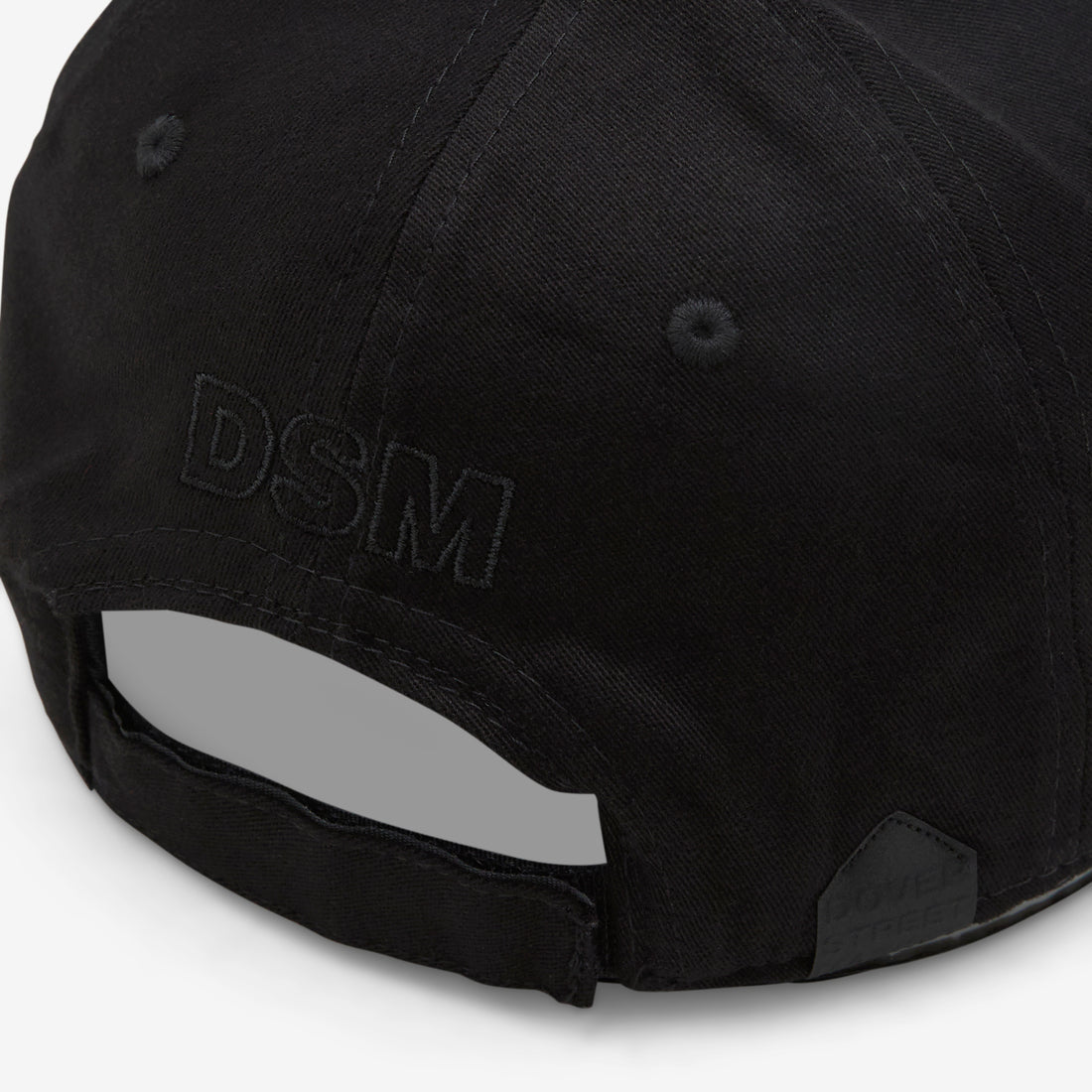 Hut Cap Black Black Headwear