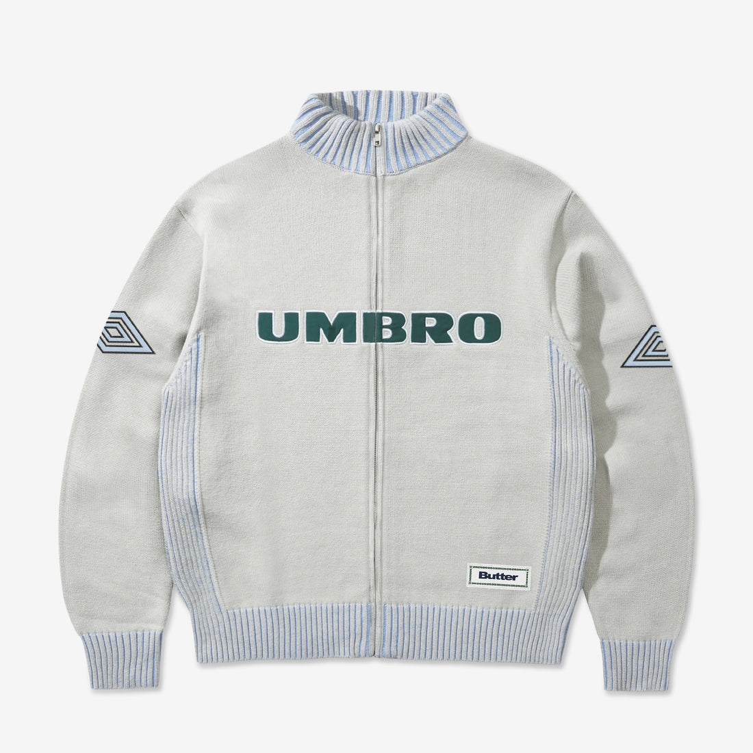 Umbro x Diamond Zip-Thru Knit Grey Jumpers