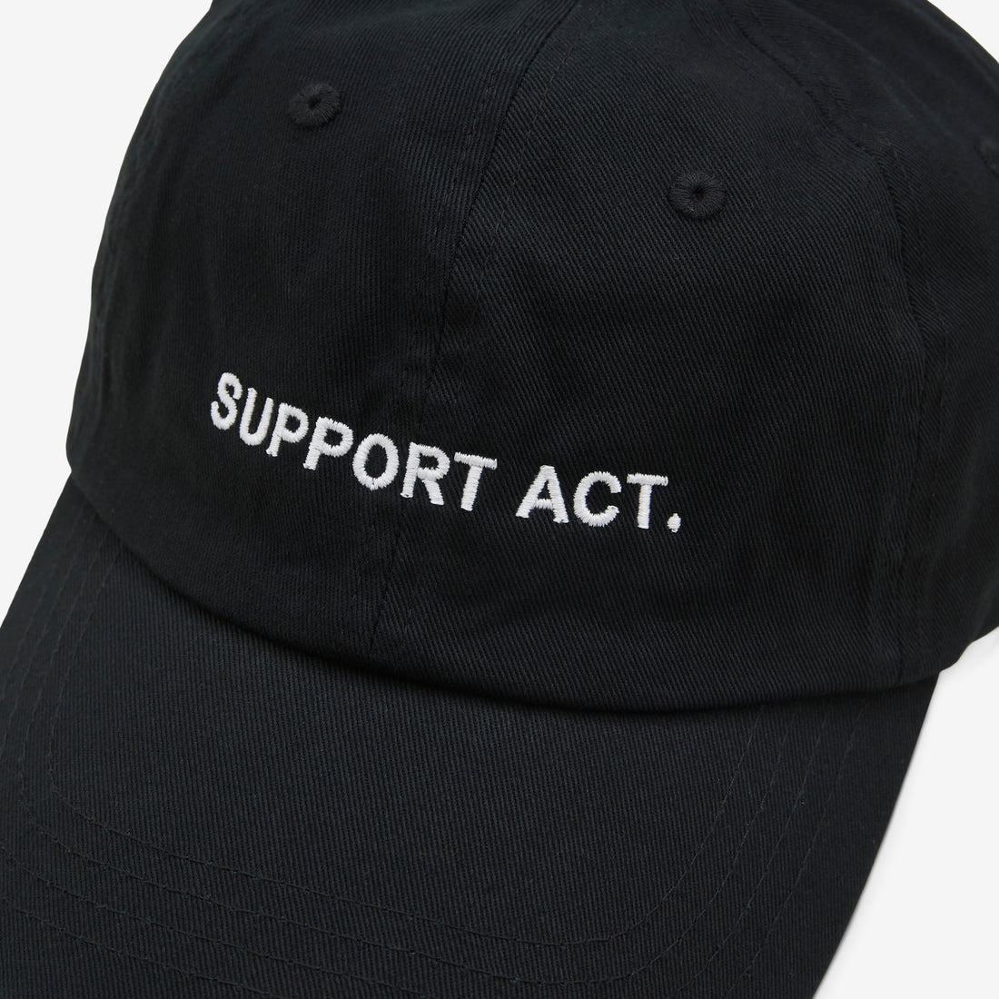 Support Act Cap Black Headwear