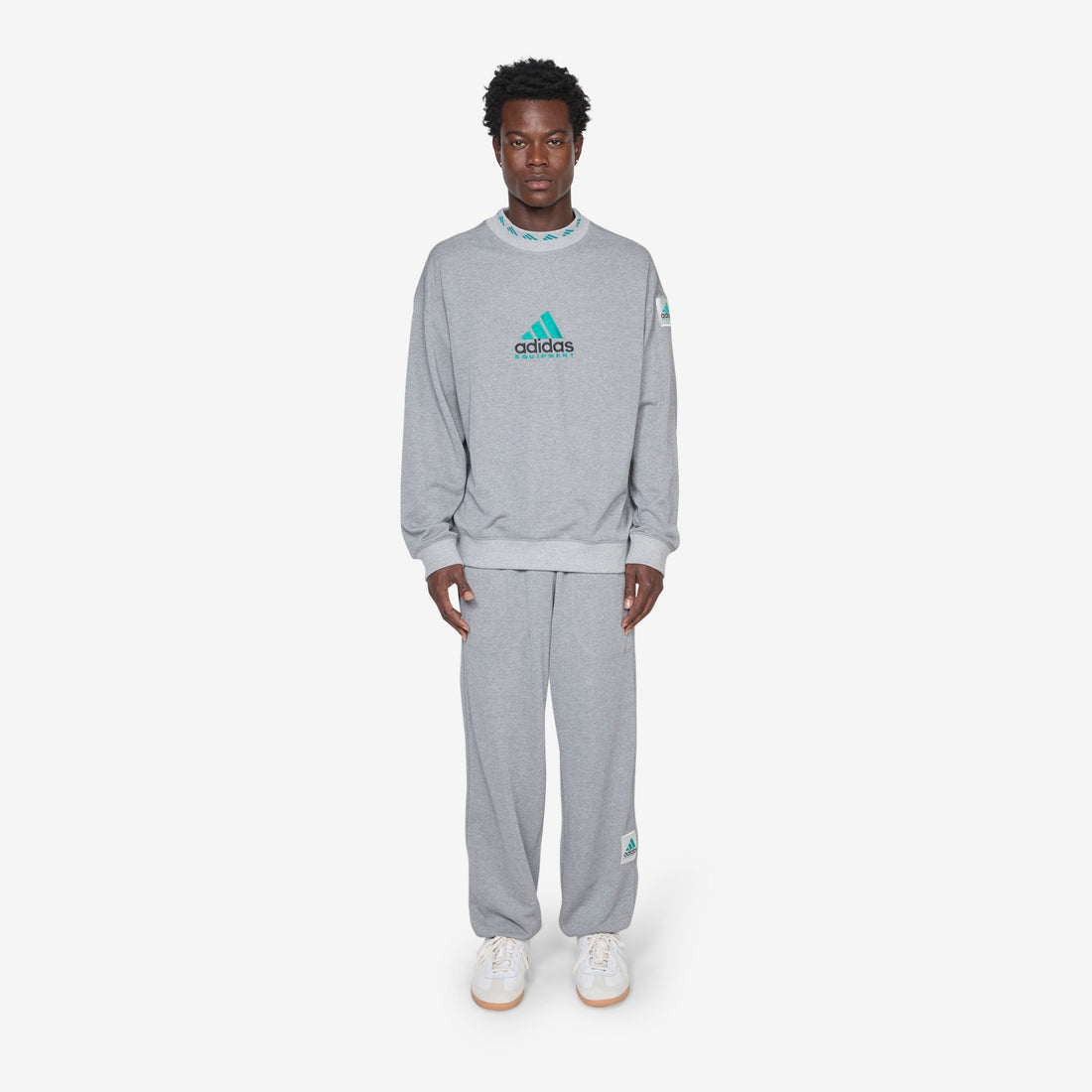 EQT Reflective Crewneck Sweatshirt Medium Grey Heather Jumpers