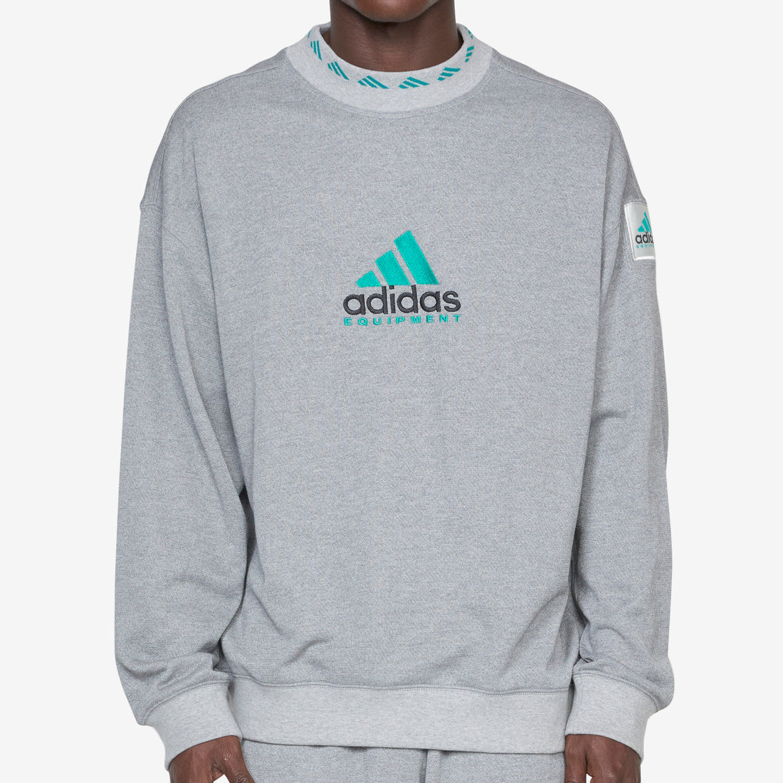 EQT Reflective Crewneck Sweatshirt Medium Grey Heather Jumpers
