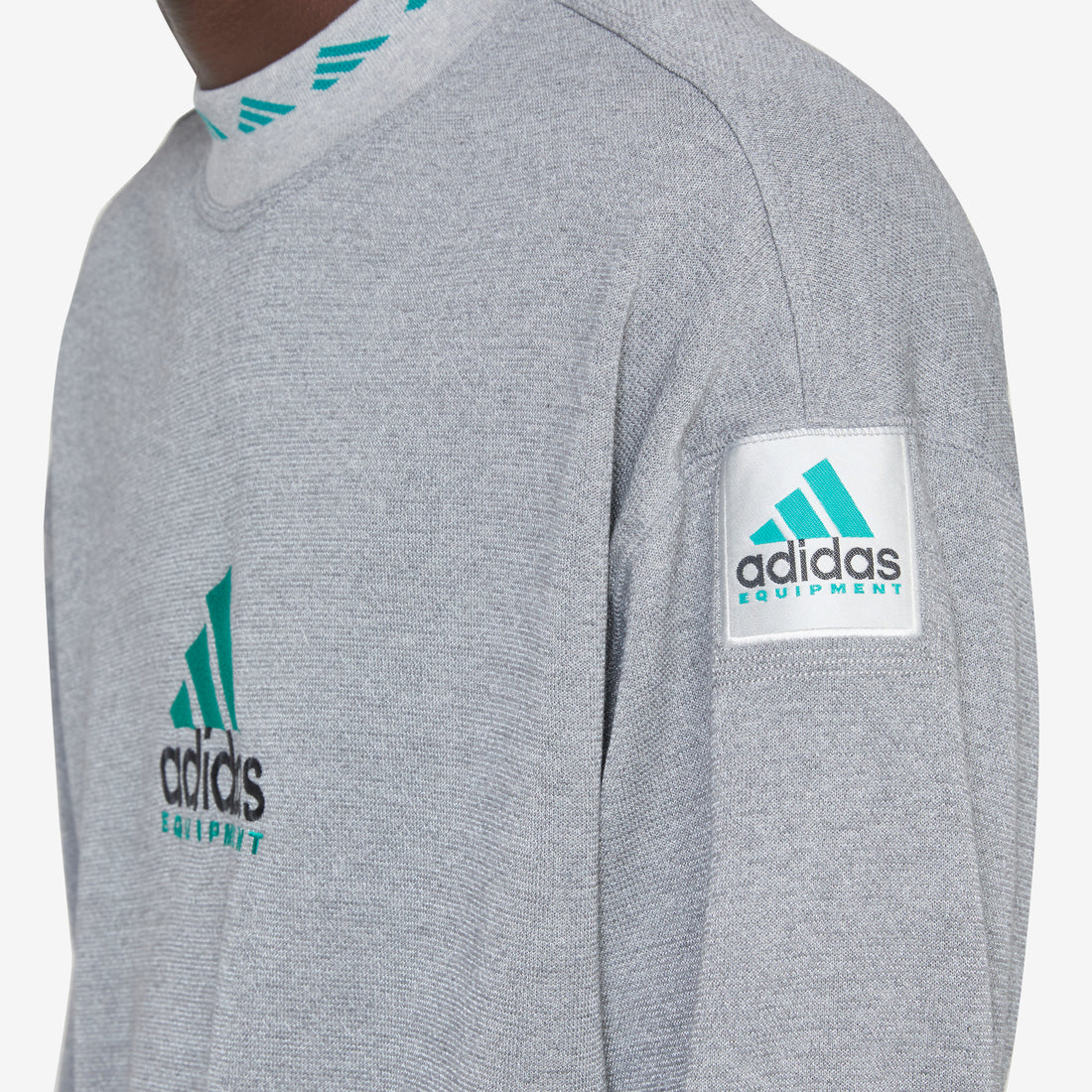 EQT Reflective Crewneck Sweatshirt Medium Grey Heather Jumpers