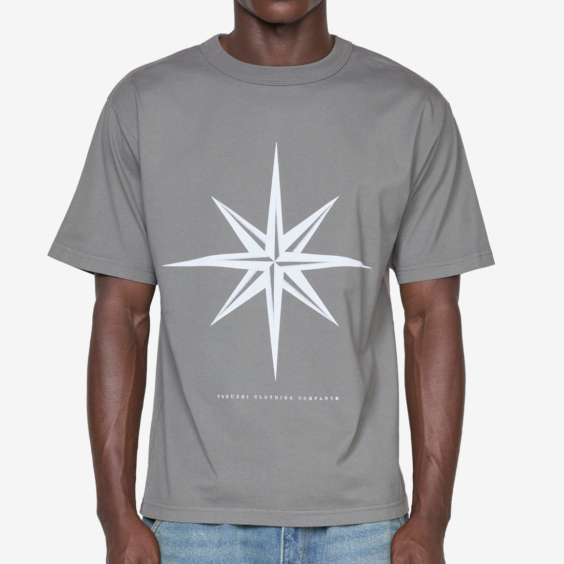 Compass T-Shirt Grey Tees