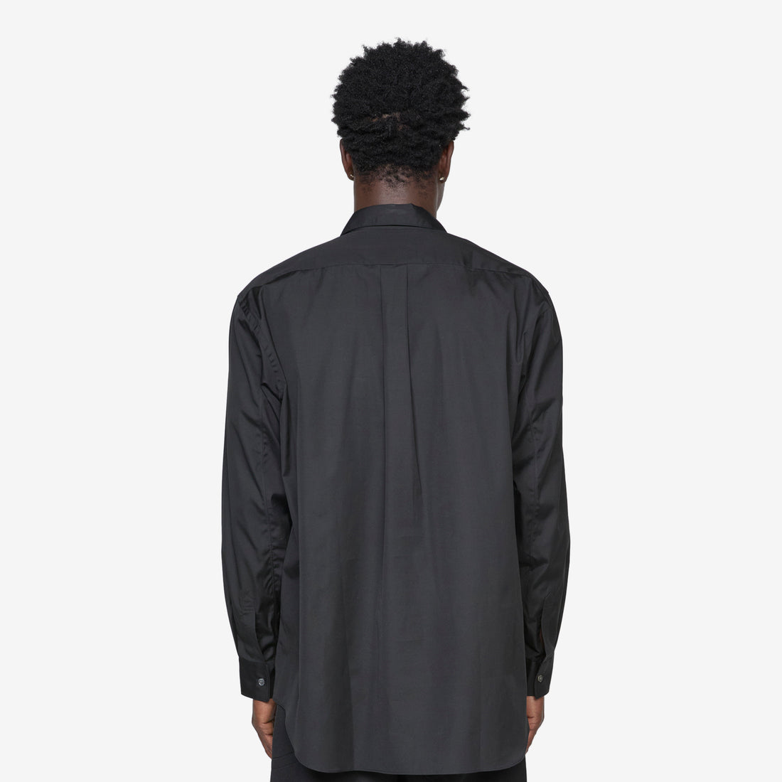 Forever Rounded Collar Shirt Black Shirts