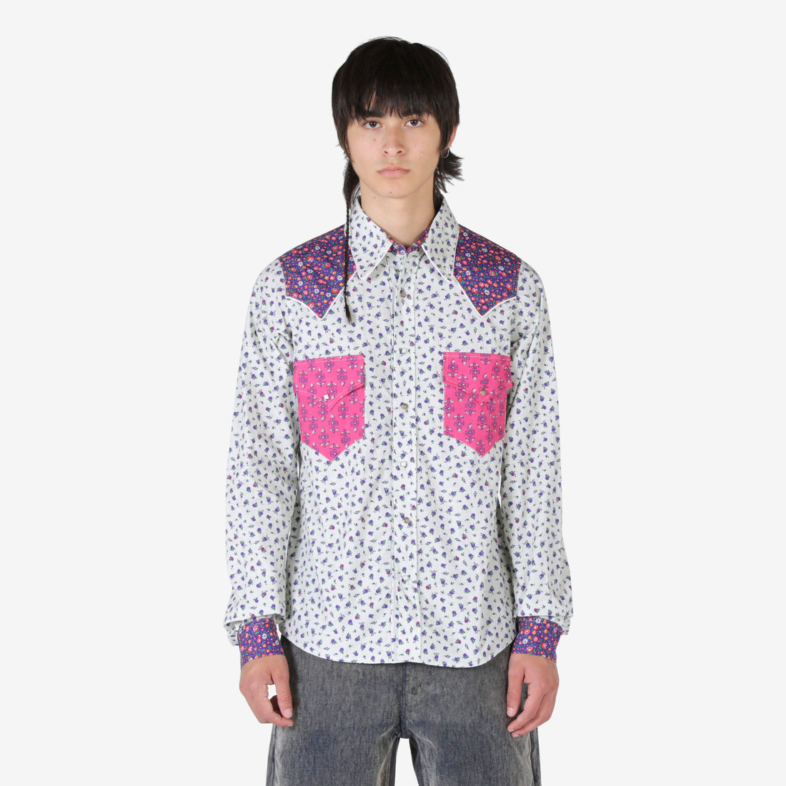 Combo Cowboy Shirt White Multi Shirts