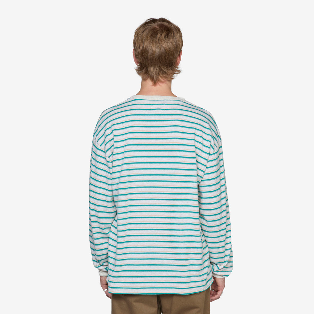 Tucker Stripe T-Shirt Oatmeal Tees