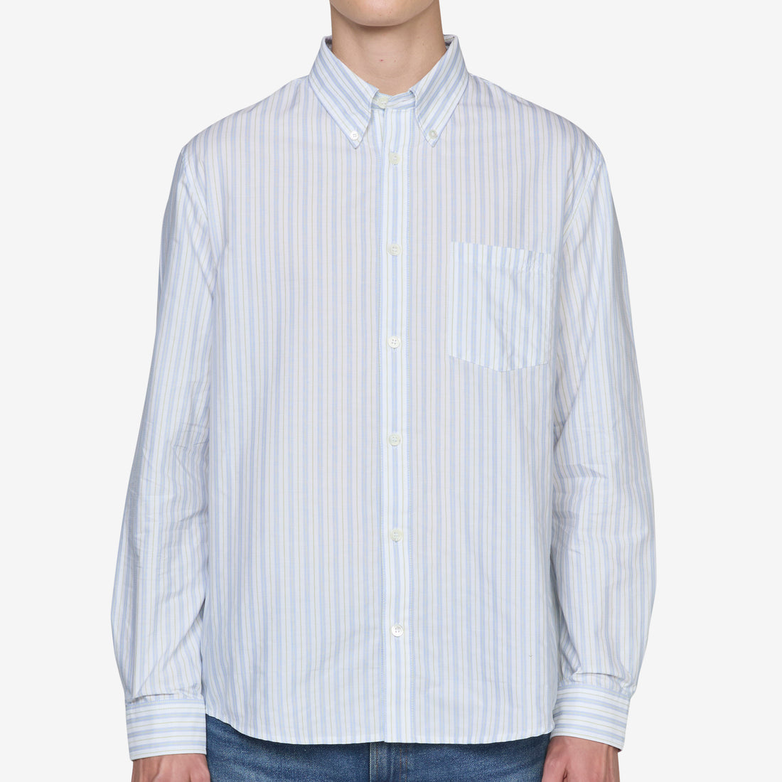 Edouard Brodé Shirt Pale Green Shirts