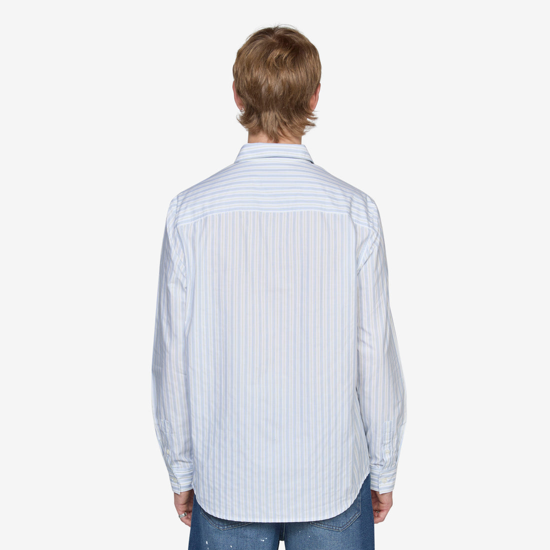 Edouard Brodé Shirt Pale Green Shirts