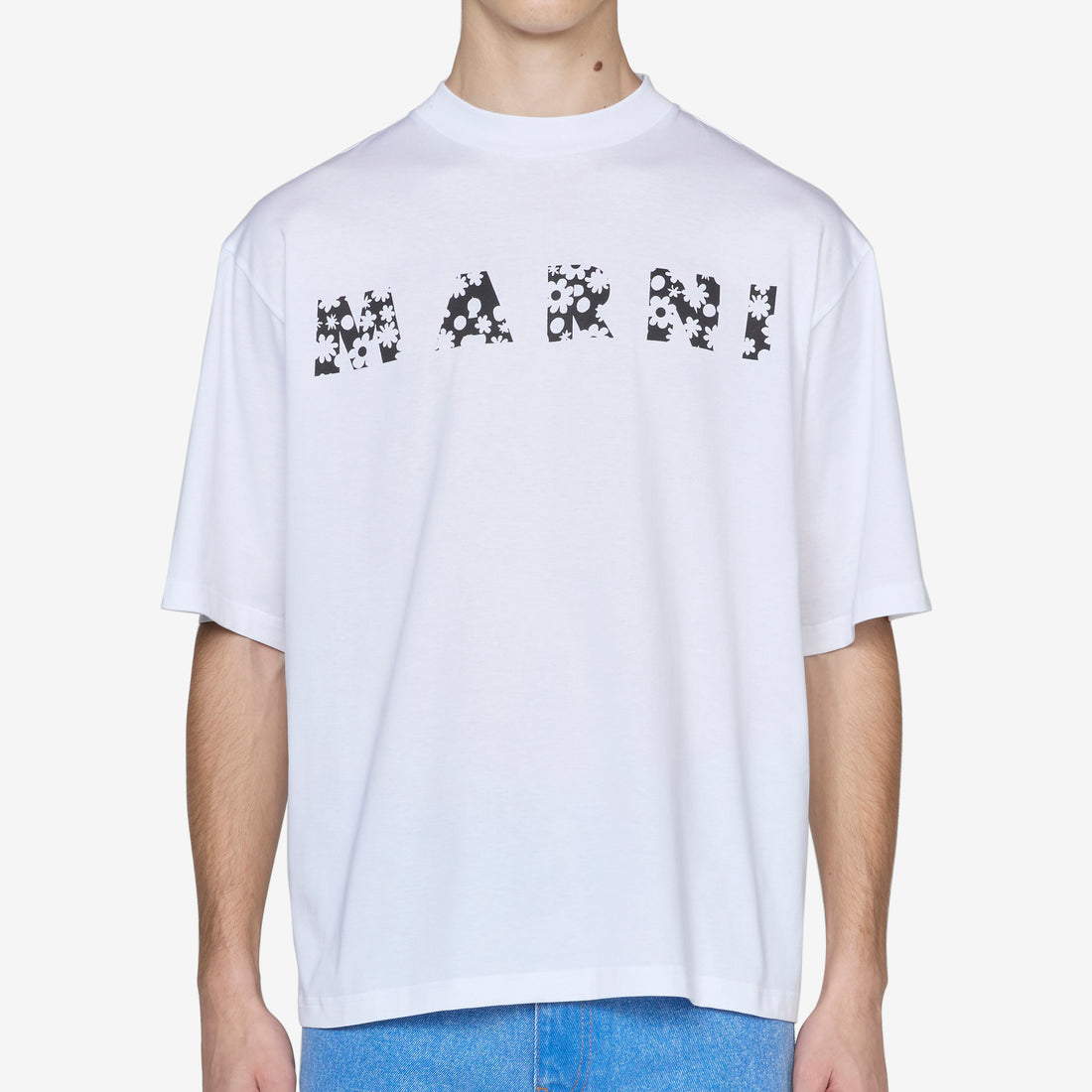 Pop Fields Logo T-Shirt Lily White Tees