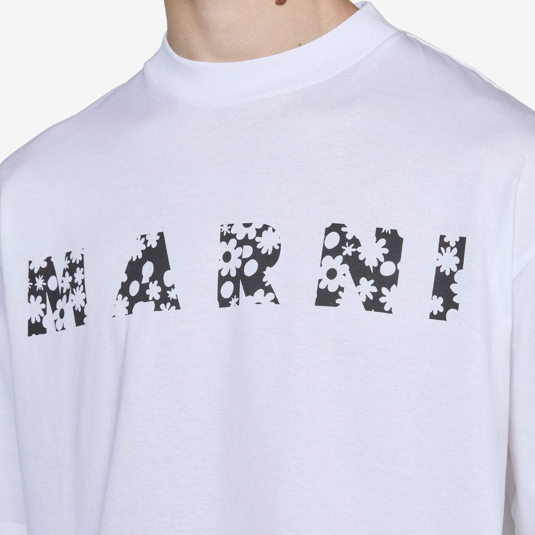 Pop Fields Logo T-Shirt Lily White Tees