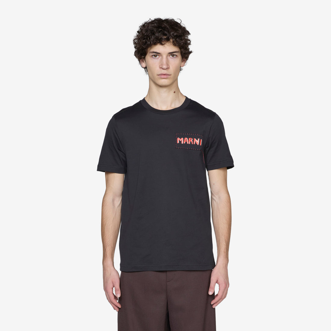 Stitch Logo T-Shirt Black Tees