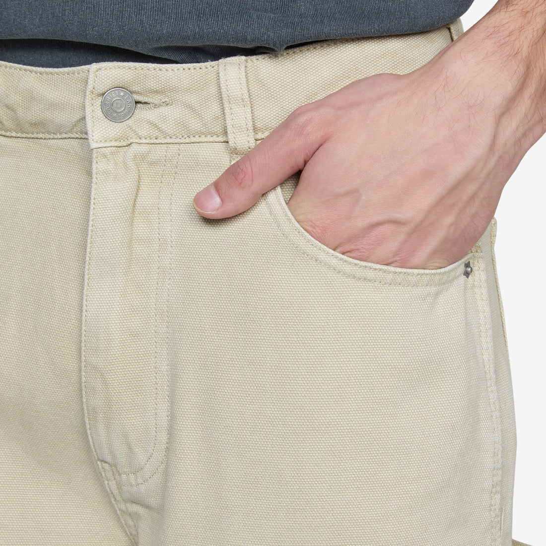 Double Knee Carpenter Pant Used Natural Pants