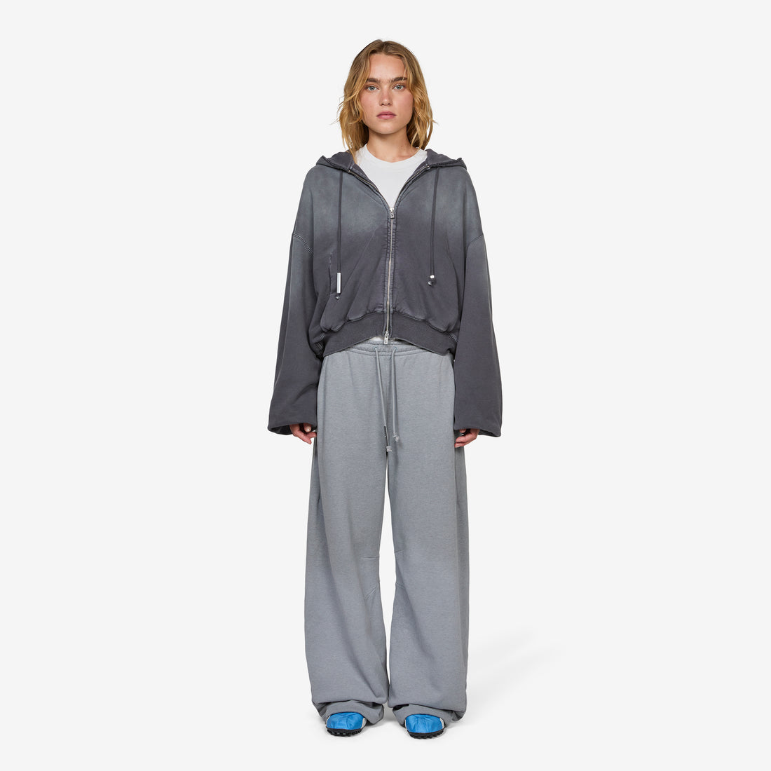 Women's Energy Studio Fleece Hoodie Cool Grey Heather Jumpers