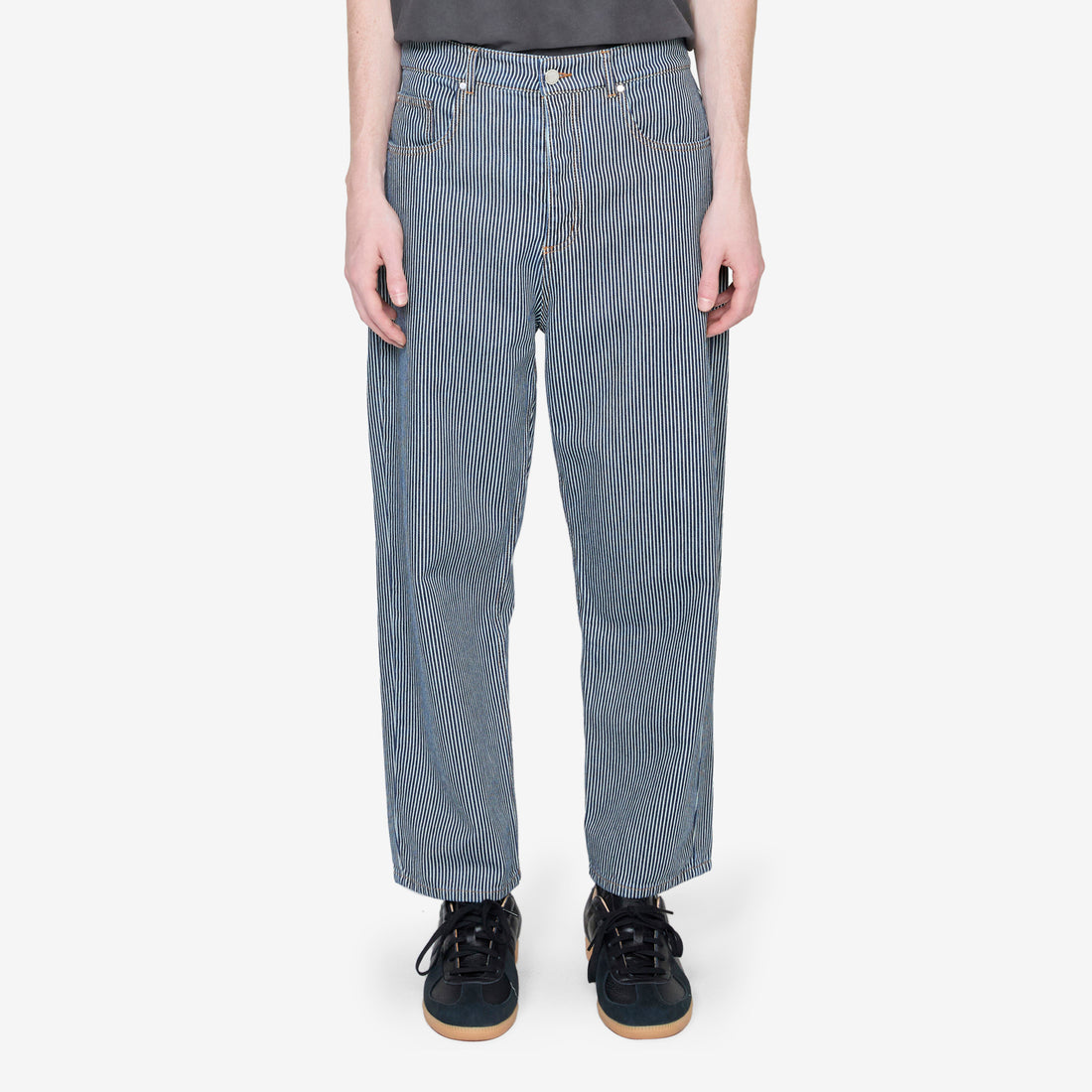 Terek Jeans Striped Denim Pants