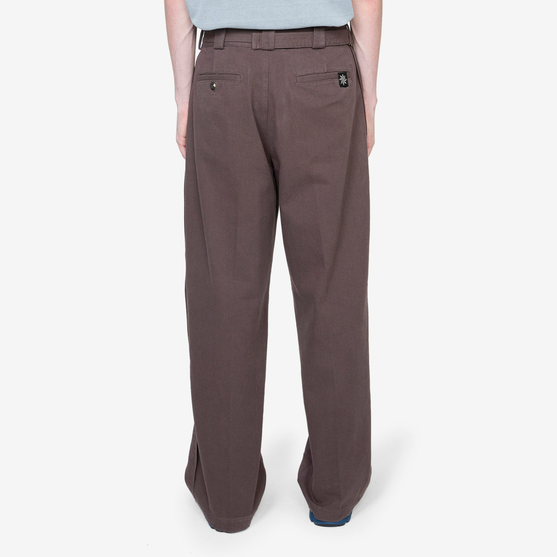 Pleated Work Pant Dark Grey Pants
