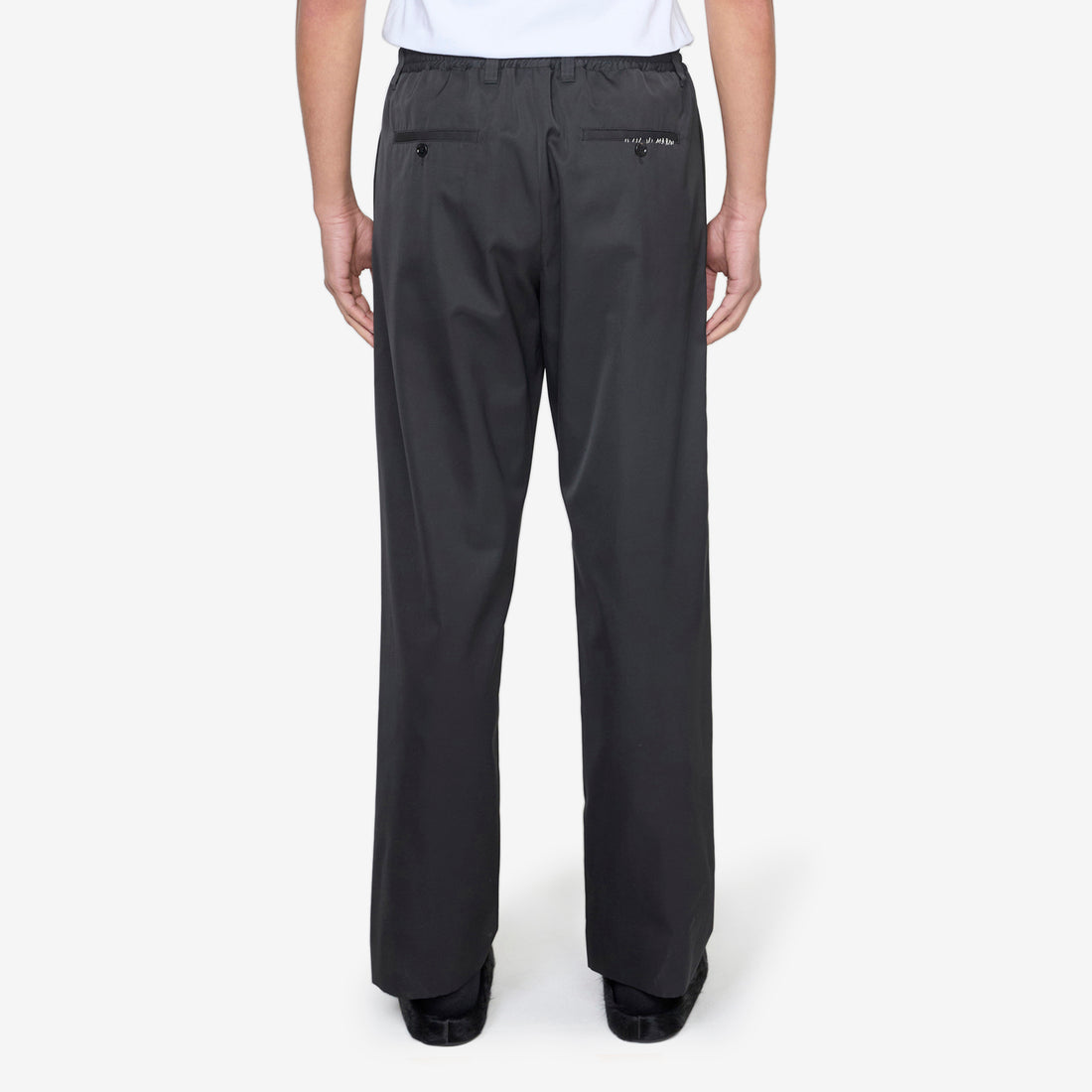 Water-Repellent Trousers Black Pants