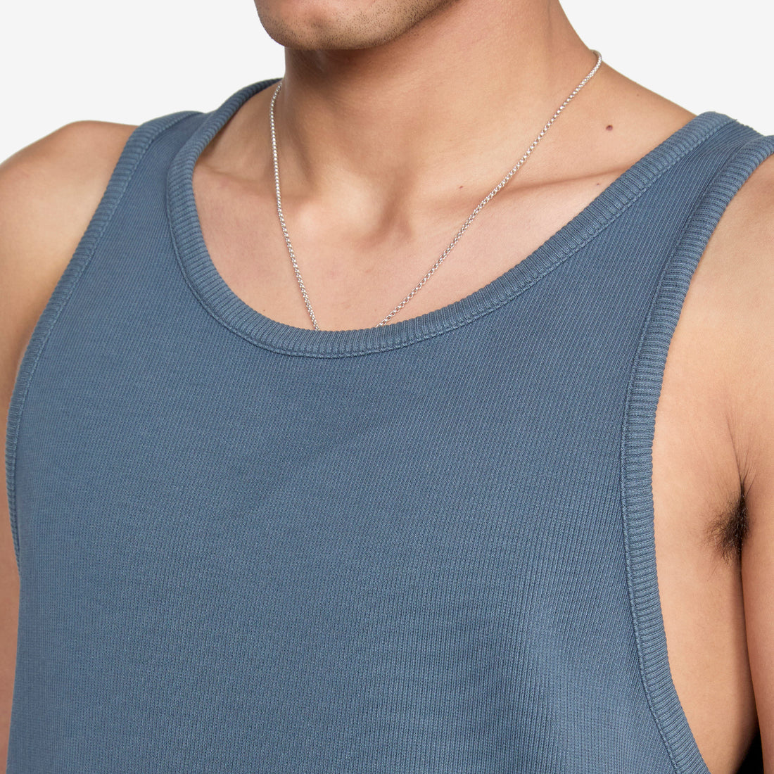 Rib Tank Top Dark Grey Tees