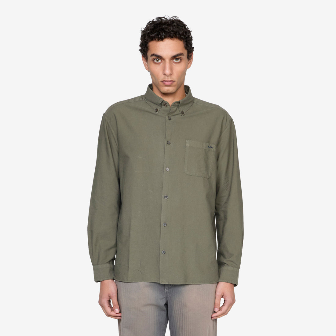 Mateo Logo Shirt Forest Green Shirts