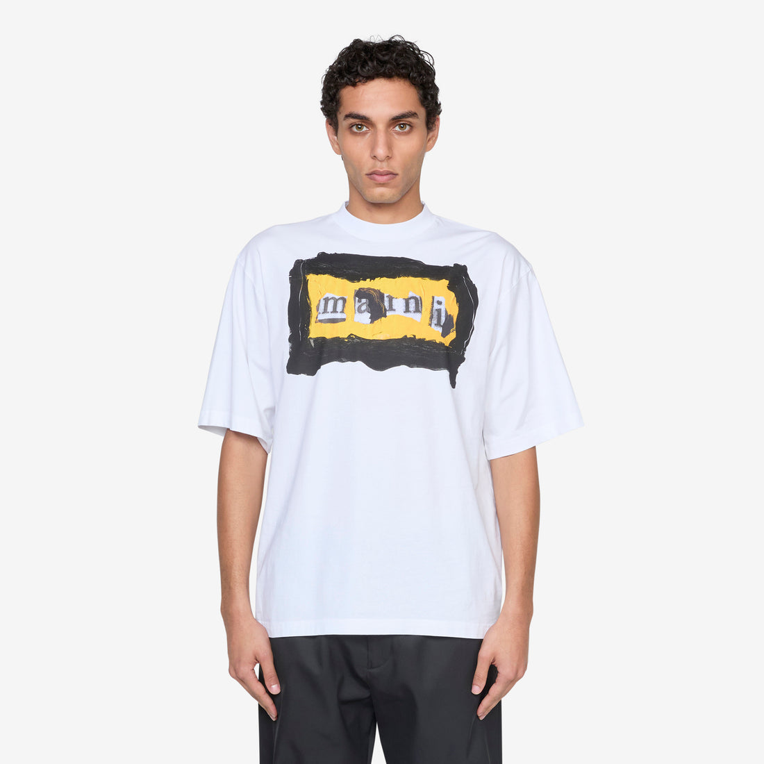 Collage Logo T-Shirt Lily White Tees