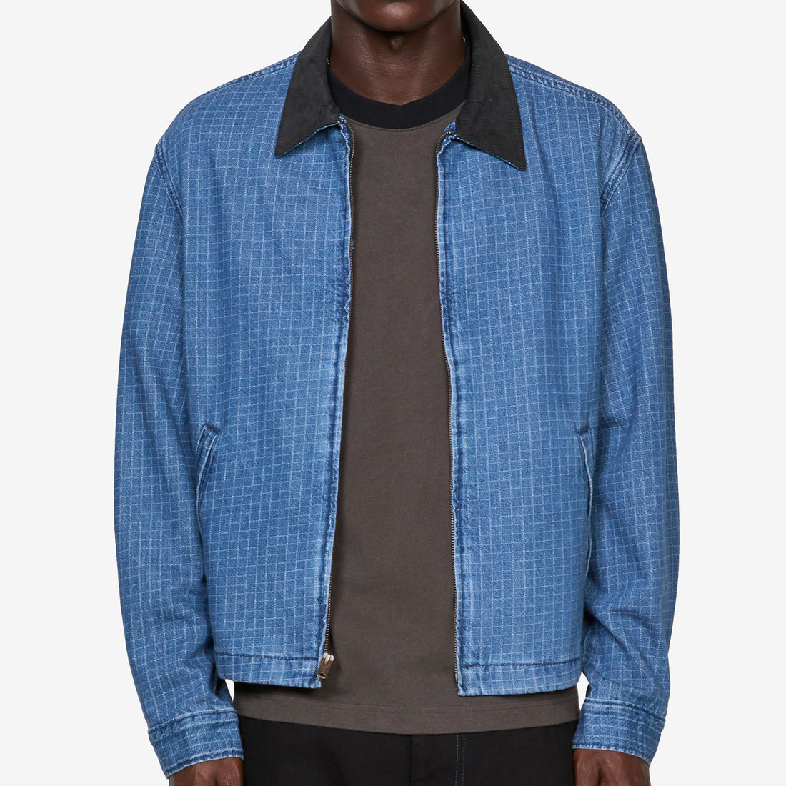 Castro Full Zip Indigo Garage Door Jackets