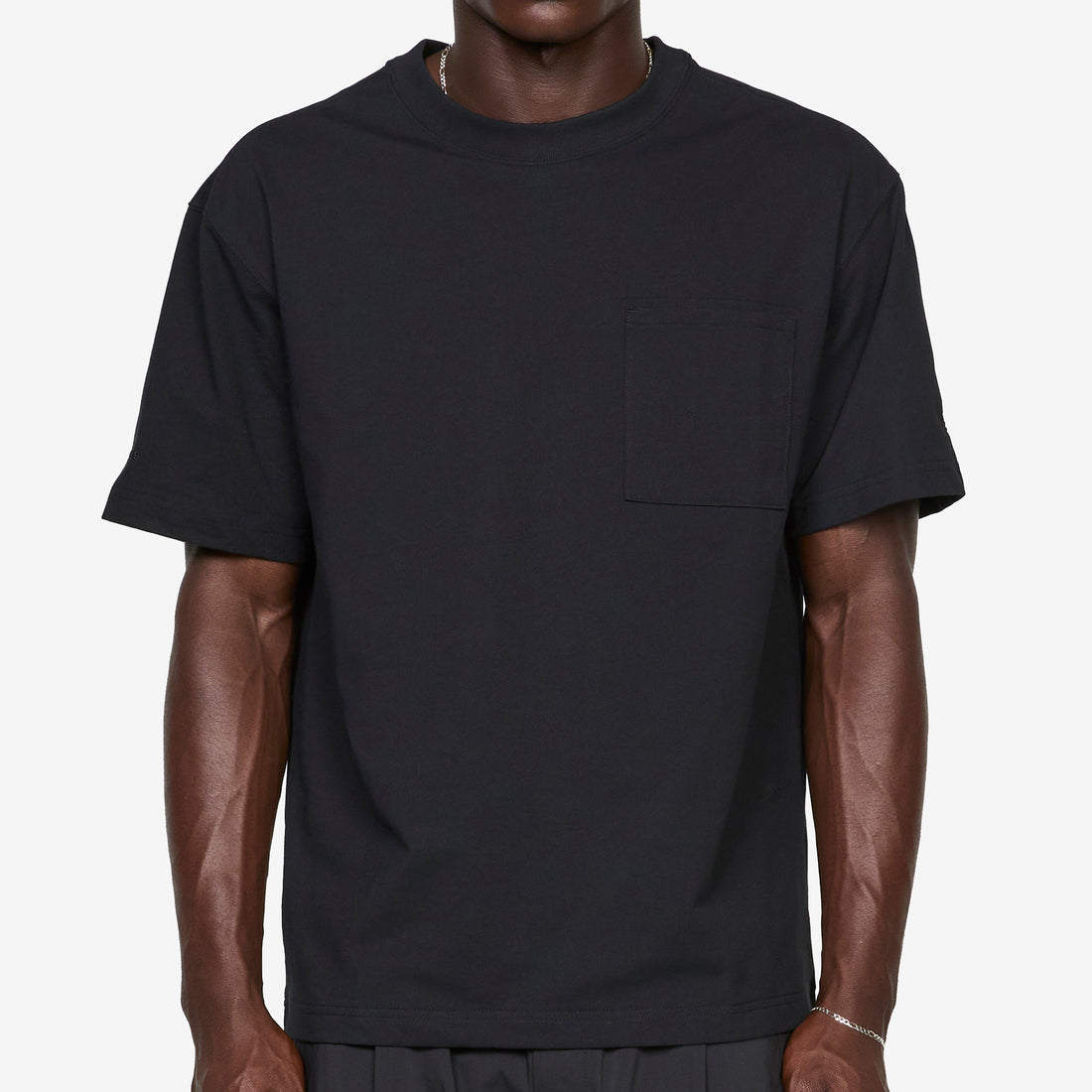 NB GREY Pocket T-Shirt Black Tees