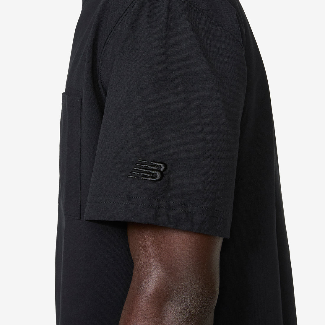 NB GREY Pocket T-Shirt Black Tees