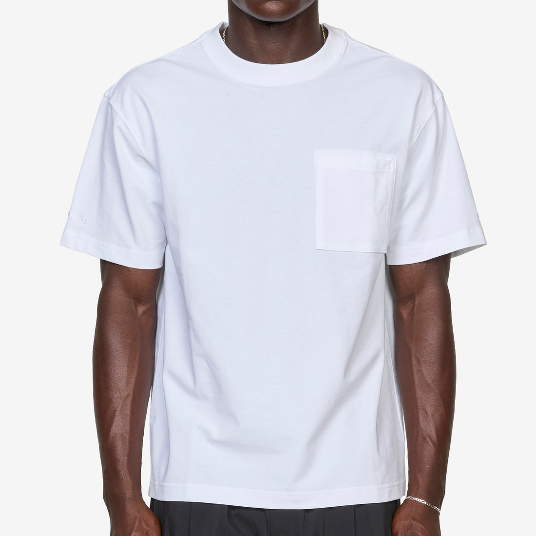 NB GREY Pocket T-Shirt White Tees