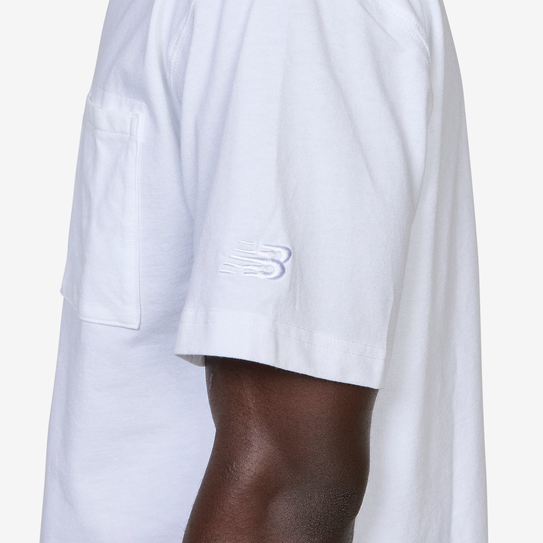 NB GREY Pocket T-Shirt White Tees