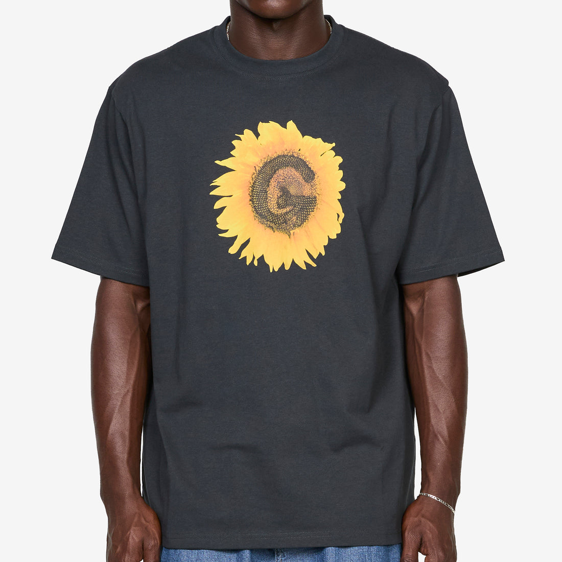 G-Flower T-Shirt Vintage Black Tees