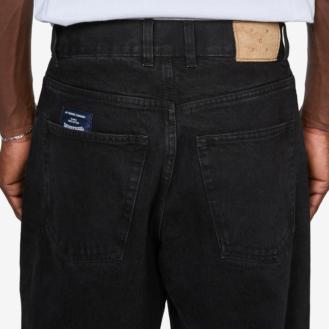 Drs Denim Seam Pants Washed Black Pants