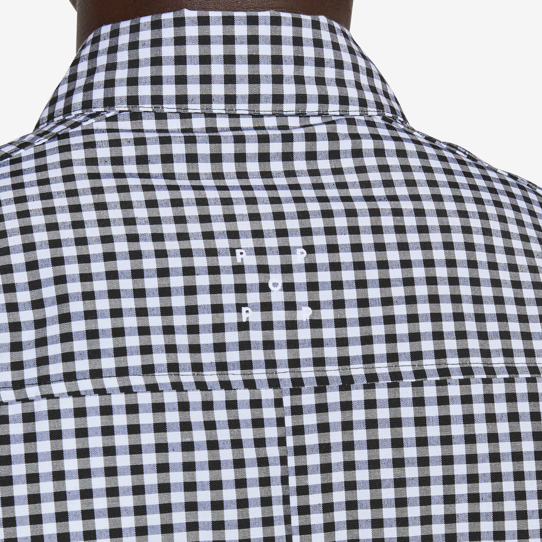 Gingham Boxer Overshirt Black | Off White Shirts