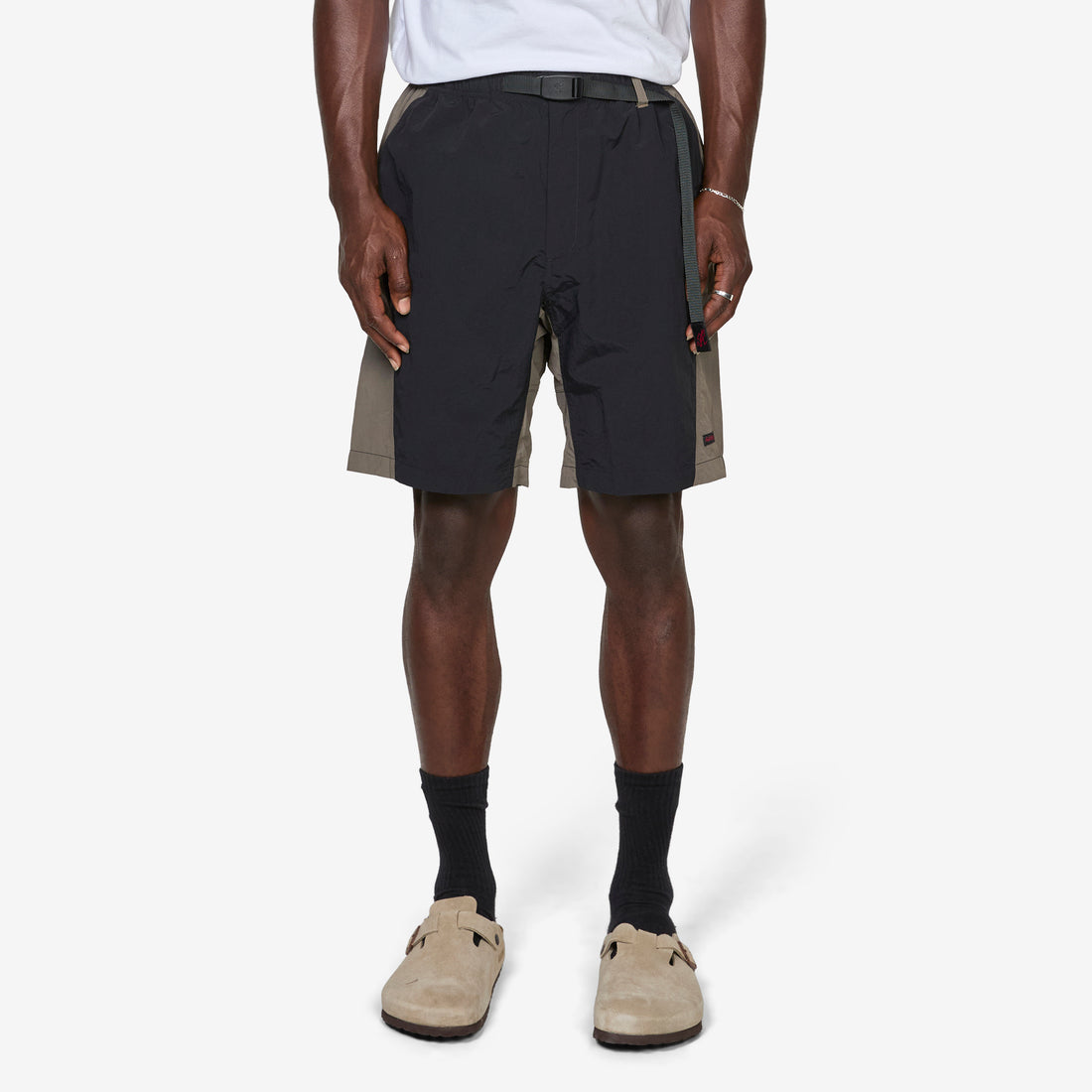 Nylon Block Short Black Shorts