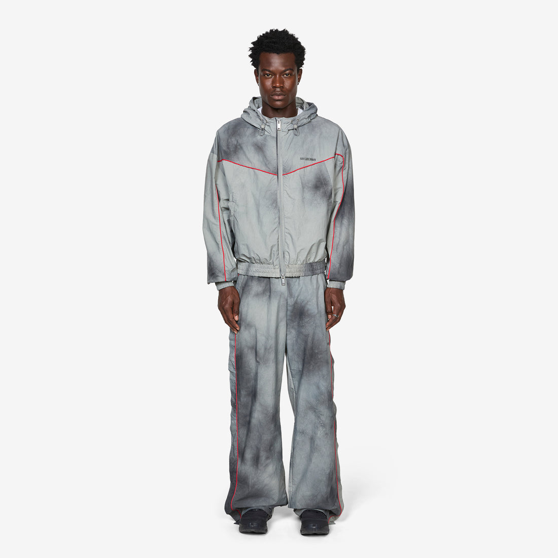 Track Dye Trousers Smoke Grey Pants