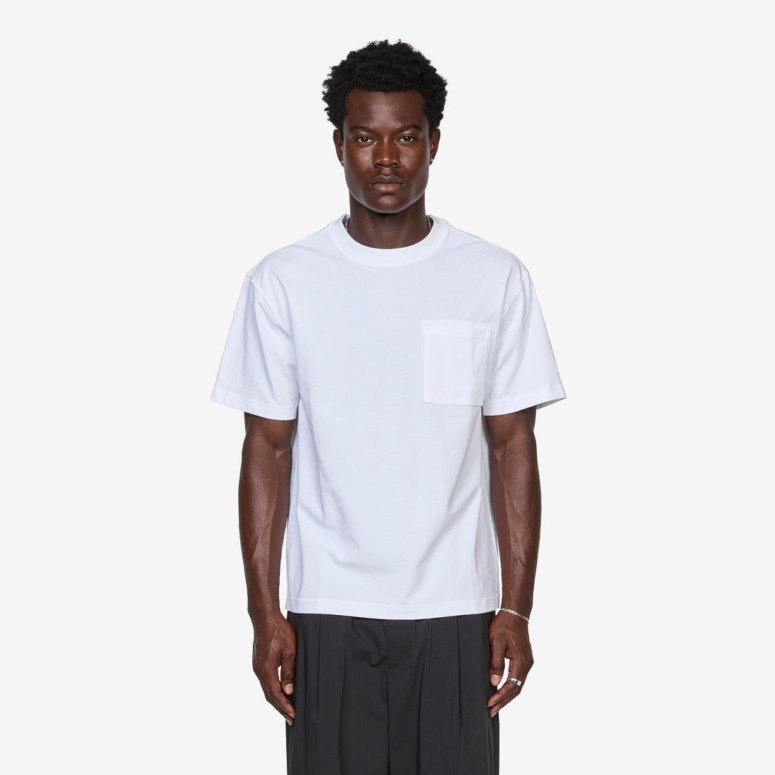 NB GREY Pocket T-Shirt White Tees