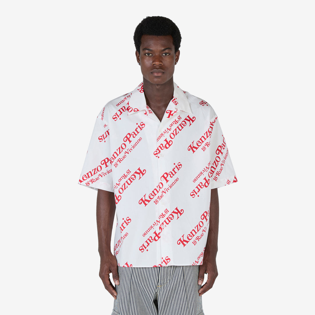 'KENZO by Verdy' Boxy Shirt Off White Shirts