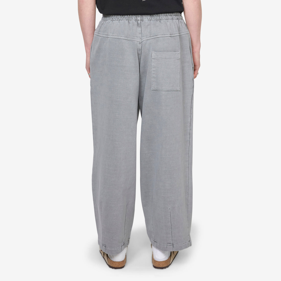 Geo Jogger Washed Grey Pants