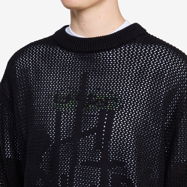 theredthread ♡ S big symbol knit theredthread S big symbol knit ホワイト