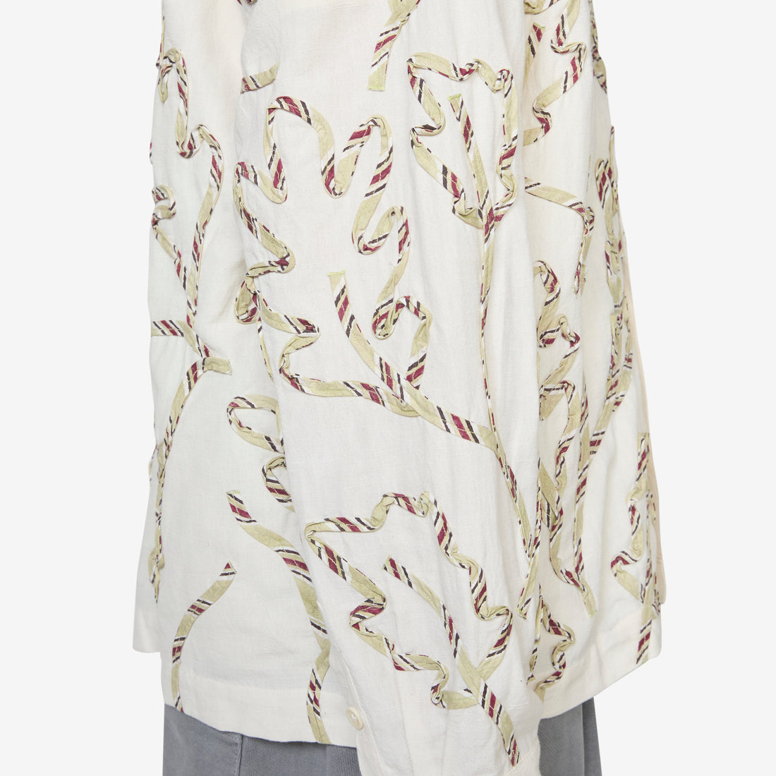 Greetings Longsleeve Shirt Sage Leaf Ribbon Shirts