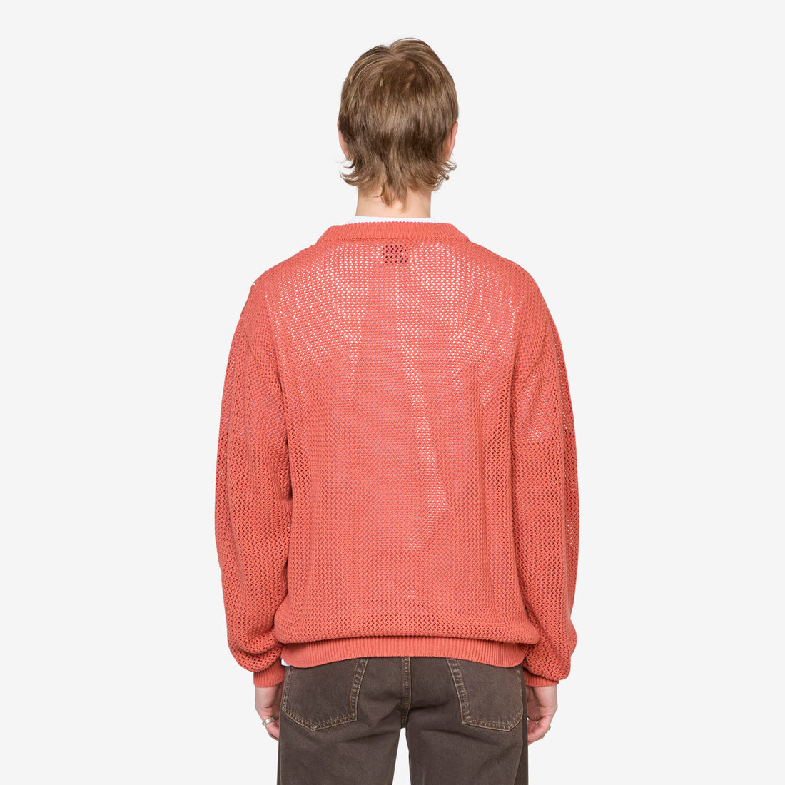 Scribble Knit Sweater Burnt Orange Jumpers