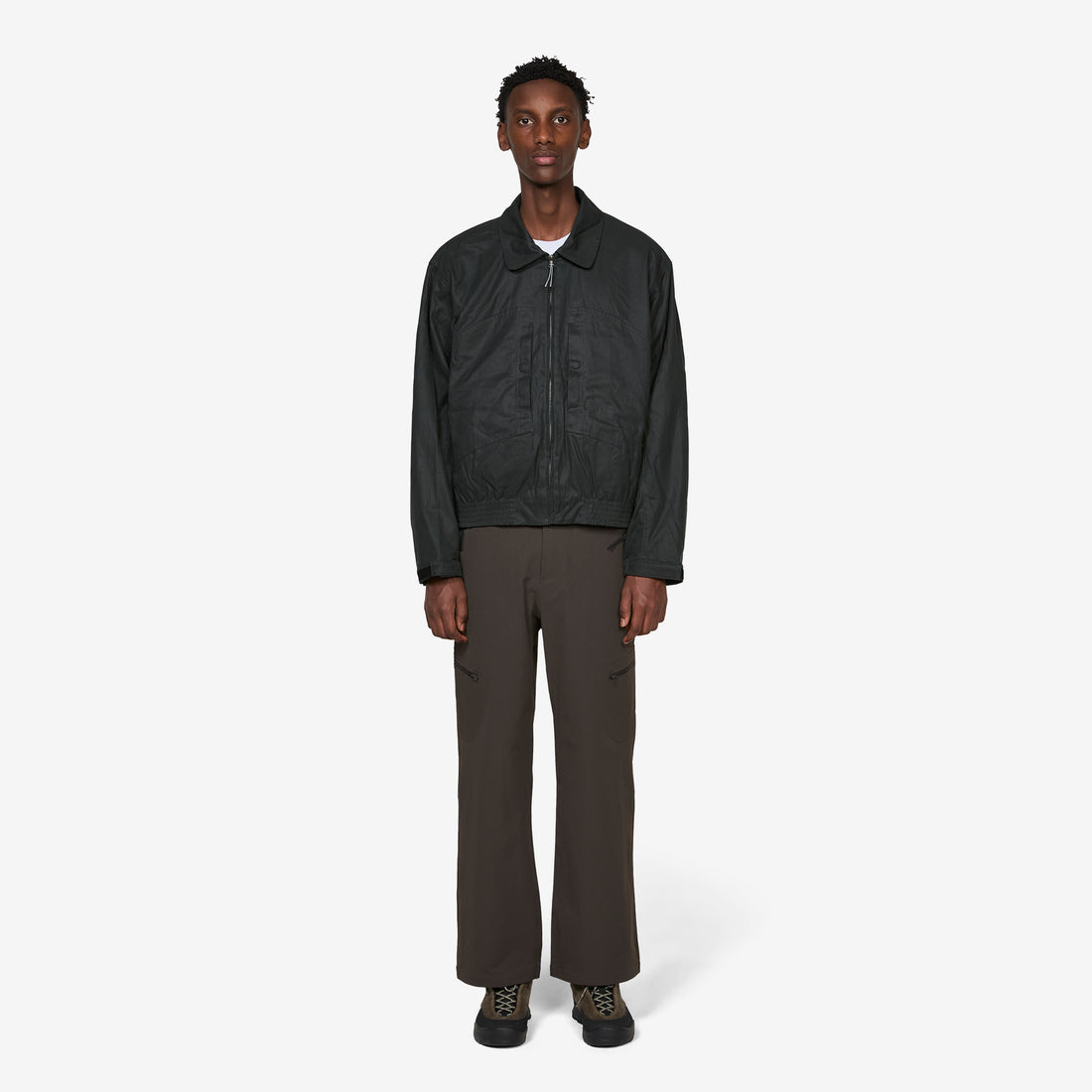 Pilot Waxed Canvas Jacket Dark Green Jackets