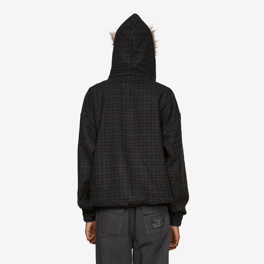 Flannel Fur Anorak Dark Brown Jackets