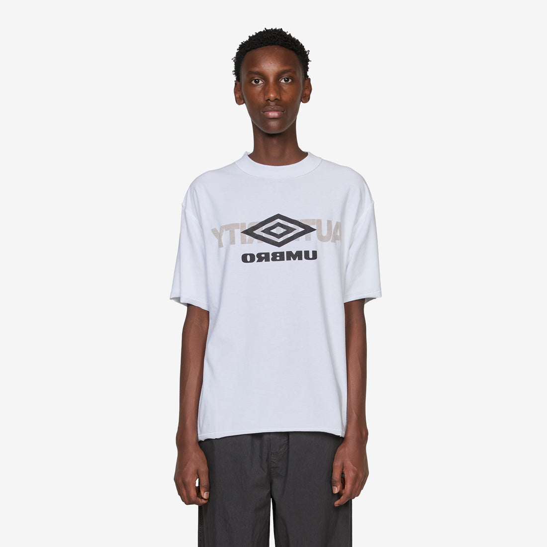 Reversed Logo T-Shirt White Tees