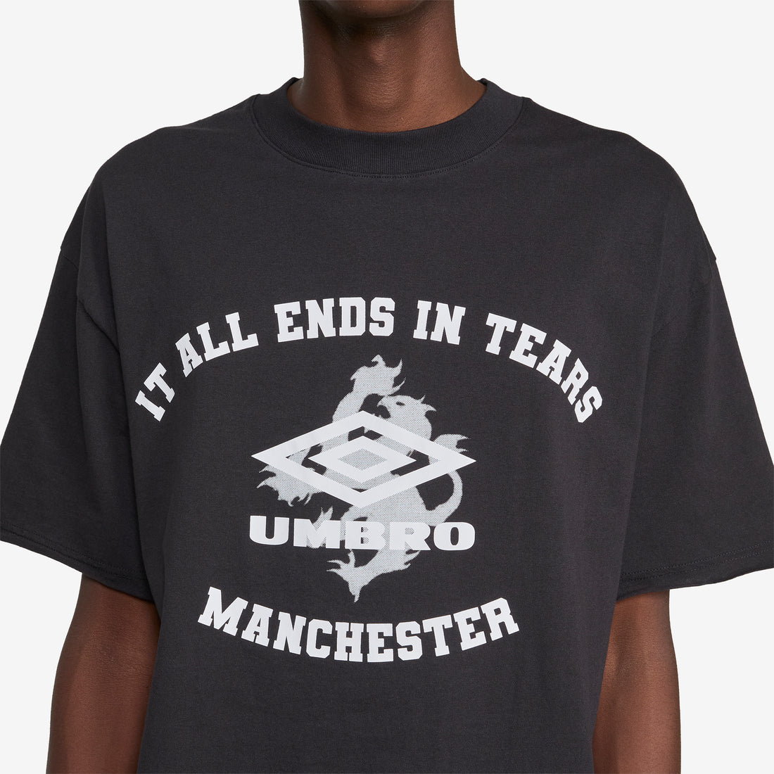 It All Ends In Tears T-Shirt Washed Black Tees