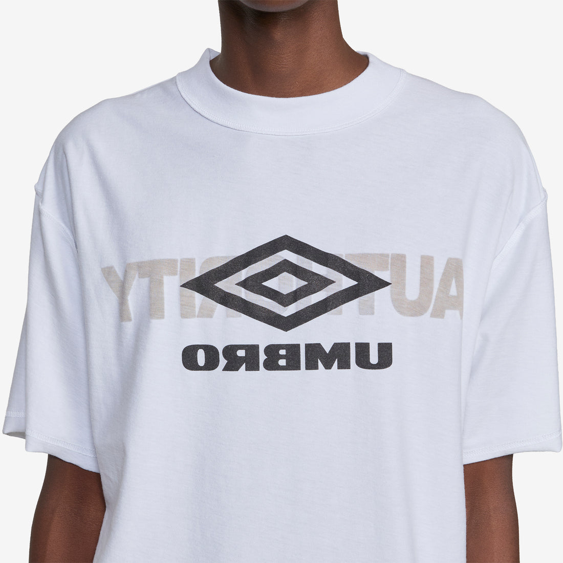 Reversed Logo T-Shirt White Tees