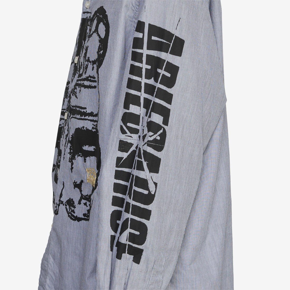 I'm Cross Graphic Poplin Longsleeve Shirt White Shirts