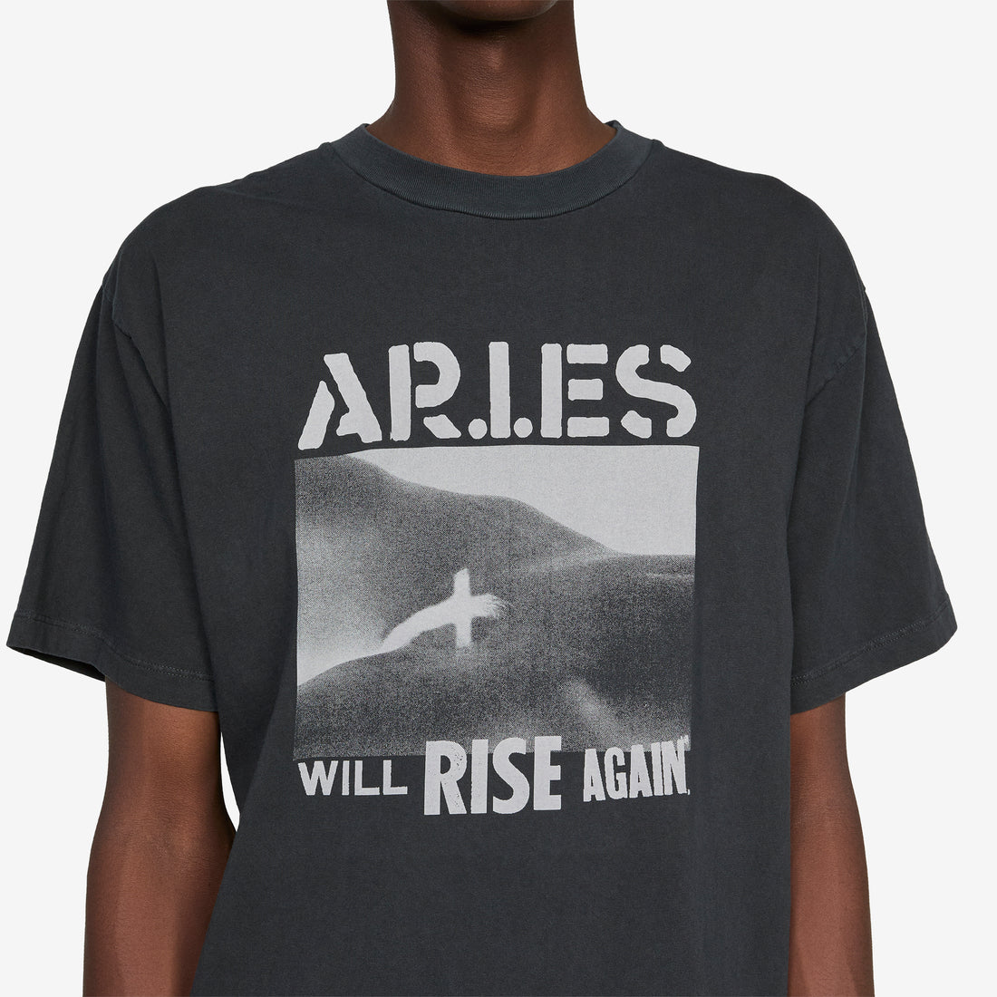 Faded Will Rise Again T-Shirt Black Tees